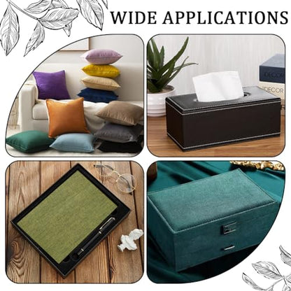 CRASPIRE 51 x 11.8 Linen Book Cloth Olive Books Binding Fabric Surface Paper Backed Bookcover Densely Woven Cloth Album Scrapbooking Archival Covering Protector Bookcloth Bookbinding Supplies - color: Olive