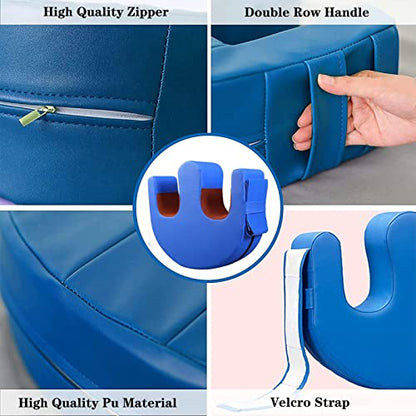 YZRYXHWL Bedridden Patient Turning Device-Multifunctional Turning Pillow PU Leather Anti-Bedsore Waterproof Paralyzed Bed Shift Nursing Products Helping The Elderly Turn Over Pillow