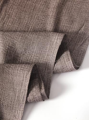 Lightweight Cotton Linen Feel Scarf Shawl Wrap Hijab for Women, Travel Fall Winter Gift - color: Mcspz2530-5#mocha