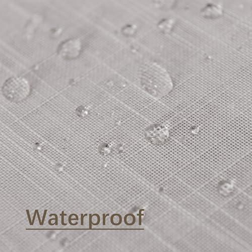 Linen Textured Square Tablecloth, Slubby Lightweight Table Cloth 70 x 90 Inch, Water Resistant Stain Resistant Farmhouse Burlap Table Cover for Kitchen Dining Room - color: Light Grey, size: 70" x 70" (Rectangular)