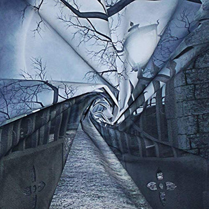 10X12FT Halloween Theme Pictorial Cloth Seamless Customized Photography Backdrop Background Studio Prop TP17F - size: 10'x12'
