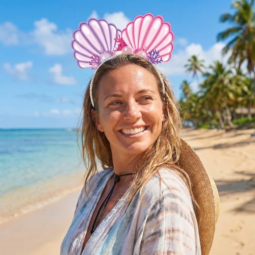 Blosssound 12 Pcs Sea Animal Headbands Ocean Party Favor Gift Under The Sea Paper Headand Ocean Animals Headwear for Beach Summer Costume Accessories Birthday Photo Prop Decoration Supplies - style: Sea Animal