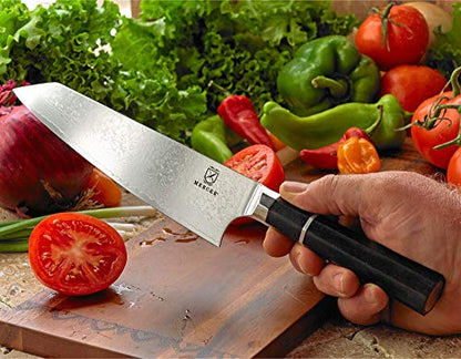 Mercer Culinary Premium Grade Super Steel, 8-Inch Chef's Knife, Ebony Wood Handle - style: Chef's Knife Ebony Wood Handle 8 Inch
