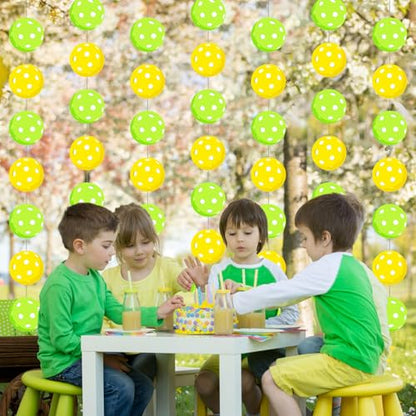 Xinnun Pickle Sport Party Decorations Funny Pickle Garlands Banners Green Banner Cutouts Ribbon Streamers for Sport Theme Party Baby Shower Birthday Decorations Supplies - style: Pickleball