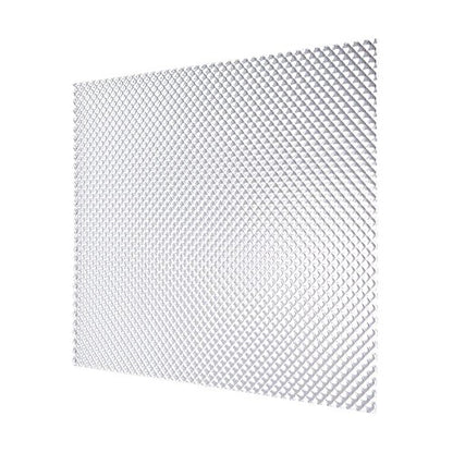 Lighting Panel Acrylic Cover - 2x2 Clear - Prismatic - 2 ft. x 2 ft. - 5 Pack – Fluorescent Light Covers for Kitchen