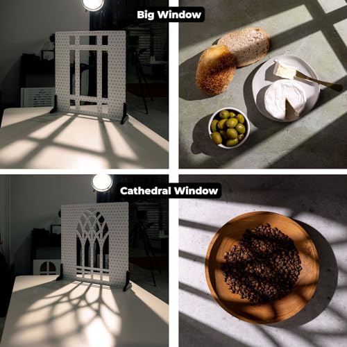 V-FLAT WORLD The Duo Board Background Kitchen Kit, 4 x Duo Boards (24"x24") - 2 x Shadow Boards - Duo Legs and Carry Bag Included - size: Kitchen Kit of 4 - 24 x 24 inches