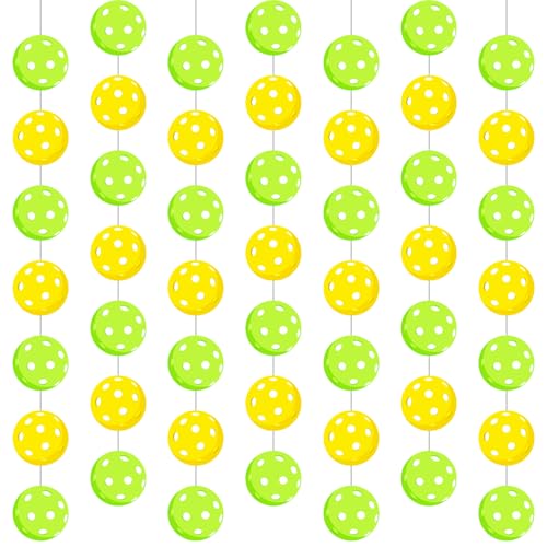 Xinnun Pickle Sport Party Decorations Funny Pickle Garlands Banners Green Banner Cutouts Ribbon Streamers for Sport Theme Party Baby Shower Birthday Decorations Supplies - style: Pickleball