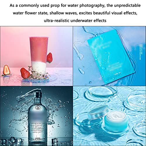 Acrylic Display Case Showcase, Clear Shallow Water Tank for Photography Storage Display, Floating Product Advertising Shooting Photo Props, Creative Cosmetic Shooting Tray - size: 80x80x10CM
