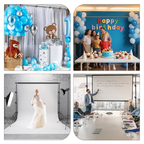BEIYANG 6.5x10 FT Backdrop Stand, Adjustable Photo Background Stand Support kit with Carry Bag for Parties, Decoration, Wedding, Photo Video Studio Shooting - size: 6.5x10FT