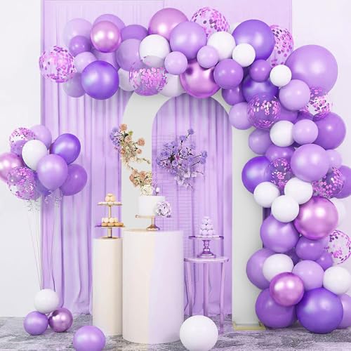 LEBENGURU Upgraded 7.2FT Open Arch Backdrop Cover, White Spandex Fitted Round Top Wedding Arches, Double-Sided U-Shaped Arch Chiara Stand Covers for Birthday Party Baby Shower Banquet Balloon Décor - color: White