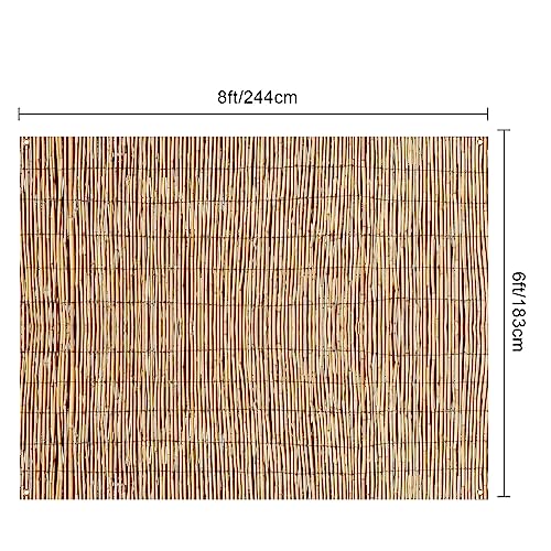 Hawaiian Beach Reed Backdrop Aloha Luau Party Tiki Bar Decorations Polyester Fabric Photography Backdrop for Photoshoot (8 x 6ft) - size: 8 x 6ft