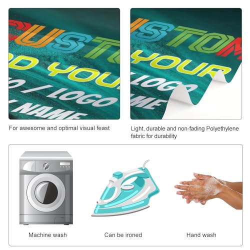Custom Backdrop, Personalized Backdrops Photography Cloth Design Your Own Photo Logo Text, Custom Backdrop for Photography Screen Sheet Video Studio Portrait Photoshoot Parties - 56"×118" - color: 56"×118" / 142×300cm