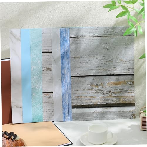 COHEALI Photo Backdrop Boards Set 15pcs for Product Photography, Small Marble Cement Wood Pattern Backgrounds with Clips and Carry Bag, Flat Lay Props for Food Jewelry and Cosmetics