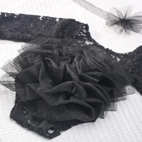 Newborn Photography Outfits Girl Baby Photography Props Lace Romper with Headress Newborn Outfits Girls Photo Props - color: Black