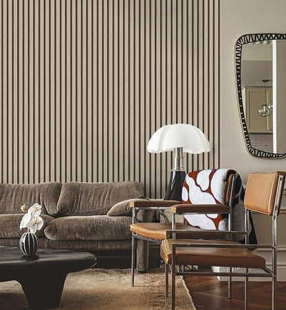 myforHD Wallpaper Peel and Stick Wood Grating Stripe Self-Adhesive Wallpaper Faux Wood Contact Paper Wood Slats Self Adhesive Wall Paper PVC Vinyl Film Removable Waterproof 17.3" x 236" - color: Wood G, size: 17.3" x 236.2"