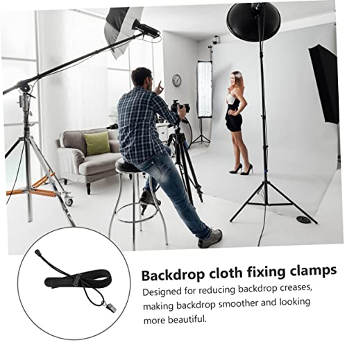 4 Pcs Background Cloth Clips for Photography Backdrop Fixing Lightweight and Portable Clamps for Easy Setup and Wrinkle Removal Photo Studios