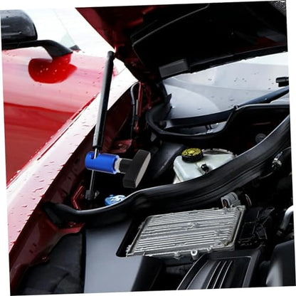 ULTECHNOVO Hood Strut Clamp Aluminum Lift Support Holder for Car Engine Hood Easy Installation Durable Design Non-Slip Prop Rod Fixing Tool