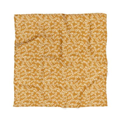 Mini Wander Swaddles for Newborns Muslin Swaddle Blankets - Breathable Soft Gender Neutral Receiving Blanket Baby Essentials | 47 x 47 Cotton - Leafy Sprig (Mustard) - color: Leafy Sprig (Mustard)