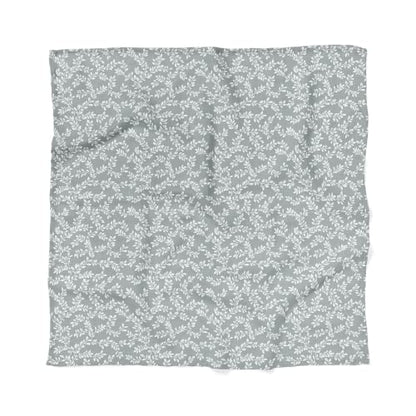 Mini Wander Swaddles for Newborns Muslin Swaddle Blankets - Breathable Soft Gender Neutral Receiving Blanket Baby Essentials | 47 x 47 Cotton - Leafy Sprig (Blue) - color: Leafy Sprig (Blue)