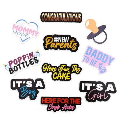 (Baby Shower Pack) Elevate Your Photo Booth Experience with Our Durable & Waterproof Pack of Signs-Perfect for Weddings, Birthdays, and Photo Booth Businesses - PVC Foamboard Photo Props - color: Baby Shower Pack