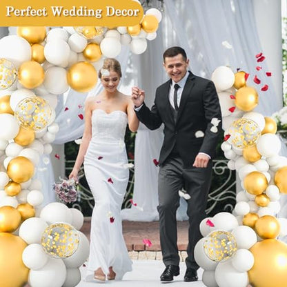 OurWarm 8.2FT & 6FT Gold Balloon Arch Kit, Free Bending Top Balloon Arch Stand With Base for Floor, Half Arch for Wedding Birthday Party Baby Shower Halloween Decorations - style: Gold Balloon Arch Stand