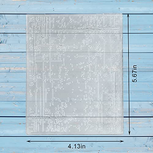 Threetols 3-D Textured Impressions Embossing Folder, Dot Background Embossing Folder for Card Making, Line Frame DIY Plastic Scrapbooking Photo Album Card Paper DIY Craft Decoration Template Mold - color: dot