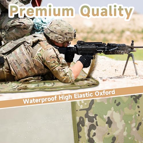 Shooting Mat, Extra Large (95" x 29") Prone Shooting Pad, Roll Up Portable Waterproof Hunting Mats for Range Shooting Hunting