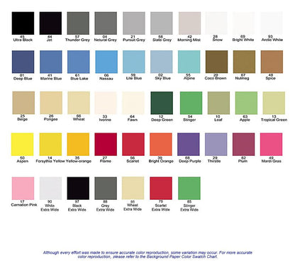 Seamless Photo Photography Background Paper Backdrop for Photoshoot, Videos, YouTube, Livestream, 107"x49.8',Snow White - color: Snow