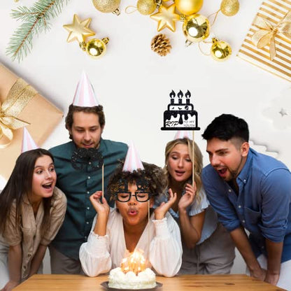 Cocomigo 30th Birthday Photo Booth Props, Death to Rip to My 20s Birthday Decorations for 30th Birthday, Glitter 20s Birthday Decorations Photo Booth Props cocomigo