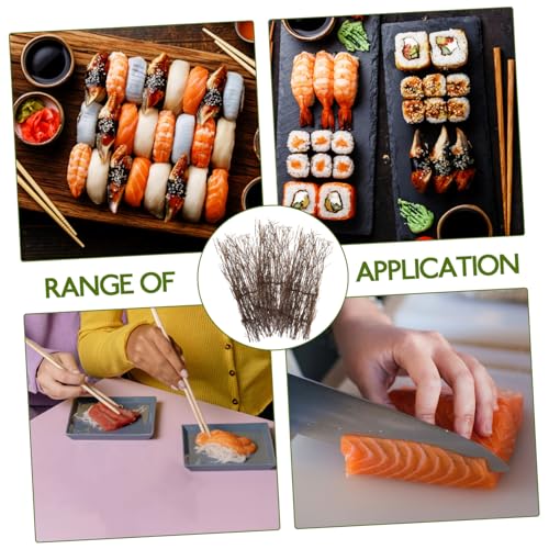 GLEAVI 3pcs Bamboo Sushi Mats Plate Japanese Sushi Serving Decorative Board for Food Photography