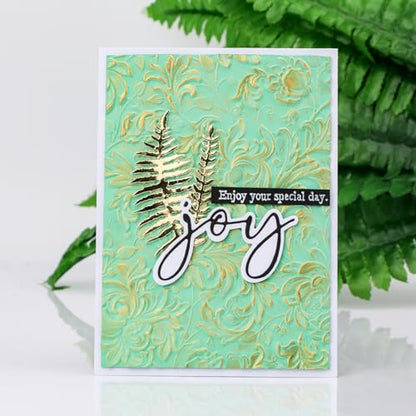 Briartw 3D Embossing Folder for Card Making Adding Textured Detail to Paper Crafting 6.3x4.5inch Clear Texture Plate Perfect for Heavyweight Cardstock (≥250gsm/92lb),Flowers Texture Template - color: Flowers