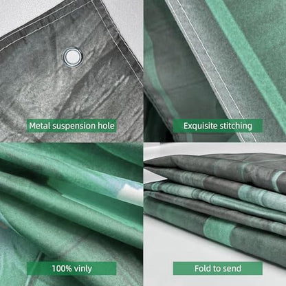 7x5 Ft Green Leaves Photography Backdrops Large Polyester Fabric Green Grass Vertical Texture Backdrop for Thanksgiving Halloween Birthday Party Christmas Decoration Photo Booth Prop Banner