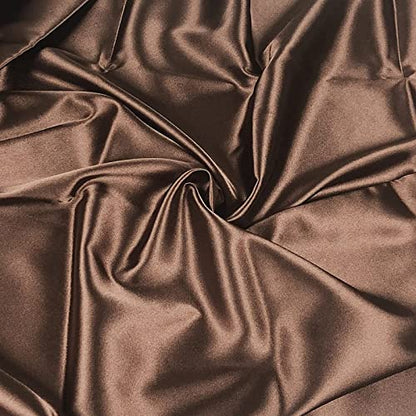 Satin Photography Background Silk, Glossy Fabric Cloth Backdrops for Goods, Crafts, Jewelry, Cosmetics, Food Photoshoot and Flat Lay (Brown, 3.3×2.5ft/100×75cm) - color: Brown, size: 100 × 75 cm