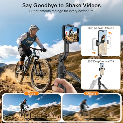 63" Tripod for iPhone with Light Remote, Detachable Phone Holder, Auto Face Tracking Tripod for Travel, Lightweight Selfie Stick Tripod for Video Recording, Compatible with Phone/Action Camera - size: Tripod With 2 Mini Square Lights