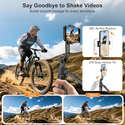 63" Tripod for iPhone with Light Remote, Detachable Phone Holder, Auto Face Tracking Tripod for Travel, Lightweight Selfie Stick Tripod for Video Recording, Compatible with Phone/Action Camera - size: Tripod With 2 Mini Square Lights