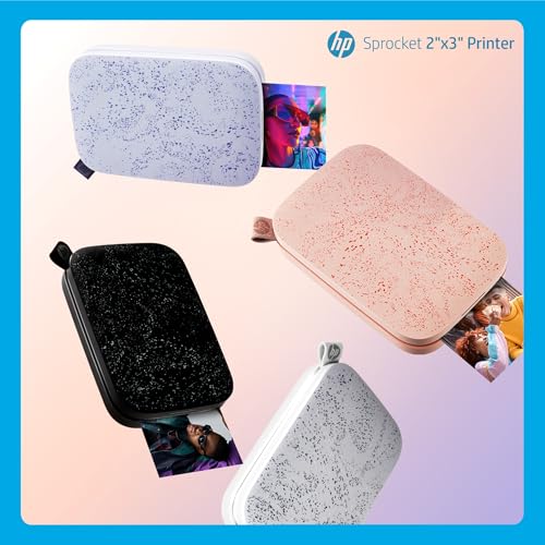HP Sprocket Portable 2x3 Inch Instant Photo Printer (Blush Pink) Print Pictures on Zink Sticky-Backed Paper From Your iOS & Android Device - color: Pink, style: Printer