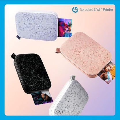 HP Sprocket Portable 2x3 Inch Instant Photo Printer (Blush Pink) Print Pictures on Zink Sticky-Backed Paper From Your iOS & Android Device - color: Pink, style: Printer