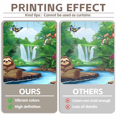 Polyester 10x8ft Rainforest Backdrop Tropical Jungle Forest Safari Animal Background for Kids Adventure Party Decorations Summer Event Photo Banner Props - size: 10'x8'