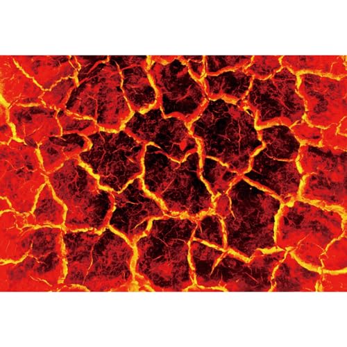 YongFoto Heat Red Cracked Ground Texture Backdrop 8x6.5ft Volcanic Eruption Lava Burning Ground Photography Background Party Banner Room Sofa TV Wall Decor Wallpaper Photoshoot Studio Booth Props - color: Style 2, size: 8ftx6.5ft