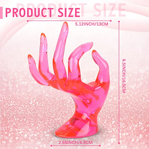 Jewelry Display Holder Bracelet Ring Watch Stand Support Holder Stand (Pink) - color: Pink