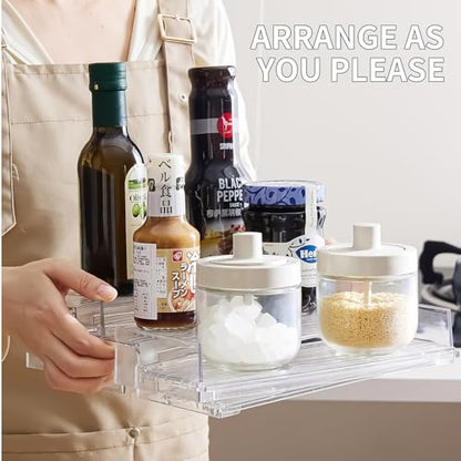 Display Risers, 4 Tier Perfume Organizer Stand，Clear Cupcake Stand Holder，Display Risers for Figures,Cake Shelves Retail (19inch-1pack) - size: 19inch-1pack
