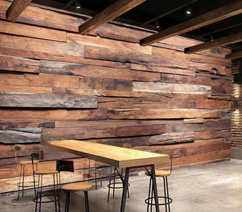 Cliouar-Timber Wood wall Texture Background Mural Wallpaper Peel and Stick 137" x 102" - color: No.21, size: 137" x 102"