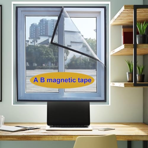 Paired A+B Magnets Tapes, (6.5FT X 0.6" W x 2 Pack), a b Magnetic Tapes with Adhesive Backing Match to Use, Flexible Magnet Strips for DIY Craftings - style: 6.5FT x 0.6IN x 2Pack