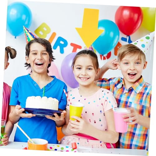 Uonlytech 2pcs Halloween Photo Booth Hairbands with Yellow Arrow and Exclamation Mark Headpieces, Silly Carnival Costume Accessories for Parties and Themed Events