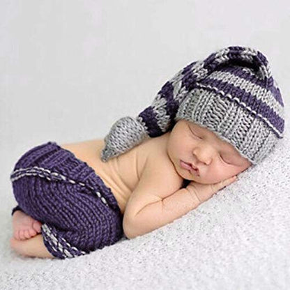 Matissa Newborn Baby Girl/Boy Crochet Knit Costume Photography Prop Hats Outfits - color: Cutie Angel