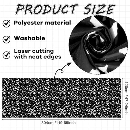 120x47 in Bulletin Board Fabric Background Back to School Classroom Decoration Large Polyester Photography Backdrop for Class Home Office Wall Decor Pillows Curtains Crafts Composition Notebook - style: Composition Notebook