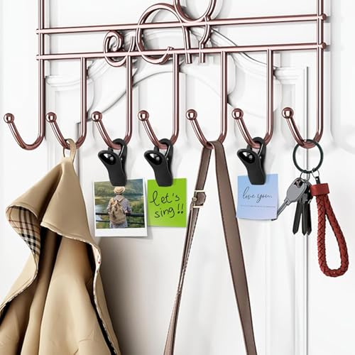 FINDMAG 24 Pack Chip Clips for Food Storage, Magnetic Plastic Bag Clips with Strong Magnet for Fridge, RV Accessories, Snack Bags, Chips, and Kitchen Use (Black) - color: Black, size: Pack of 24
