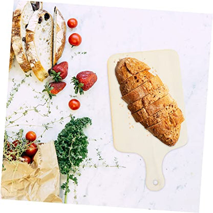 LIOOBO 3pcs Wooden Bread Trays Cutting Board Containers Decorative Tray Fruit Serving Photography Prop