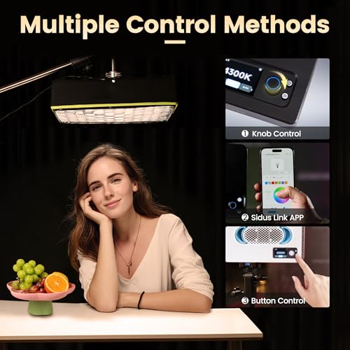 Amaran Pano 120c Kit Led Video Panel Light 120W RGBWW Full Color Lights,CCT 2,300K-10,000K,12 Lighting Efects,App Control,Support USB-C PD,with Softboxes and Carrying Case (Charcoal) - color: Charcoal