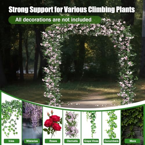 Background Stand Kit, 10 x 50 FT Professional Backdrop Stand, Adjustable Pipe and Drape Backdrop Stand Kit, Heavy Duty Background Support System for Wedding Party Event Photography
